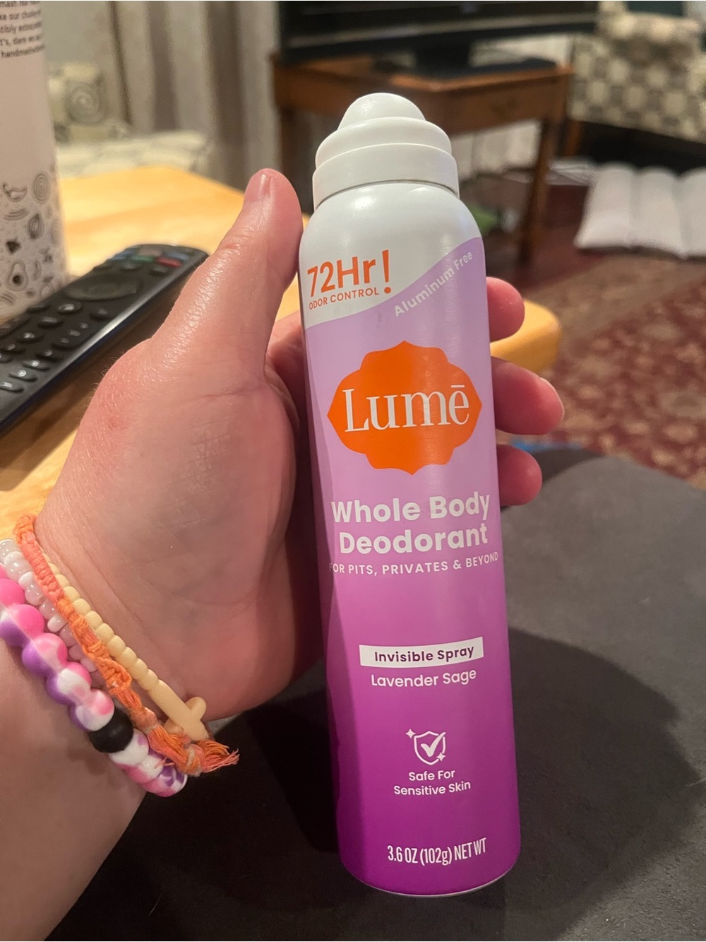 Lume Whole Body Deodorant Spray - Lavender Sage (Purple)
